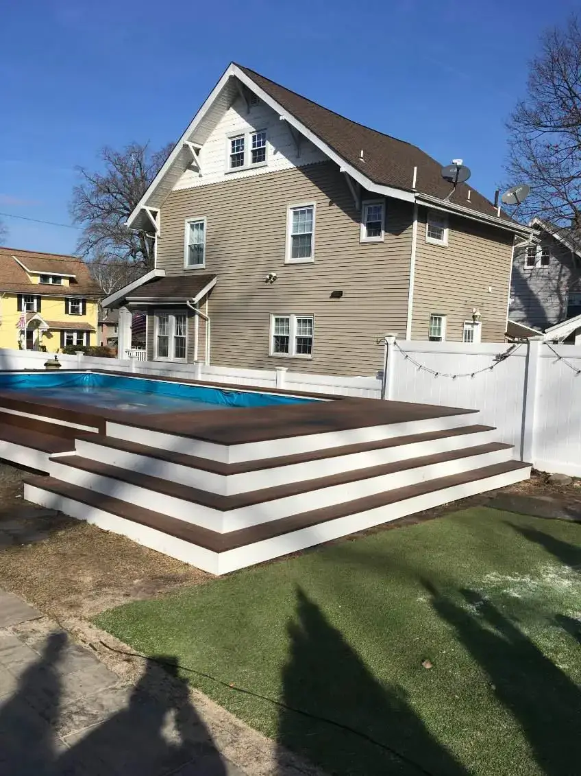 Deck contractors Garfield New Jersey - premium deck renovation project